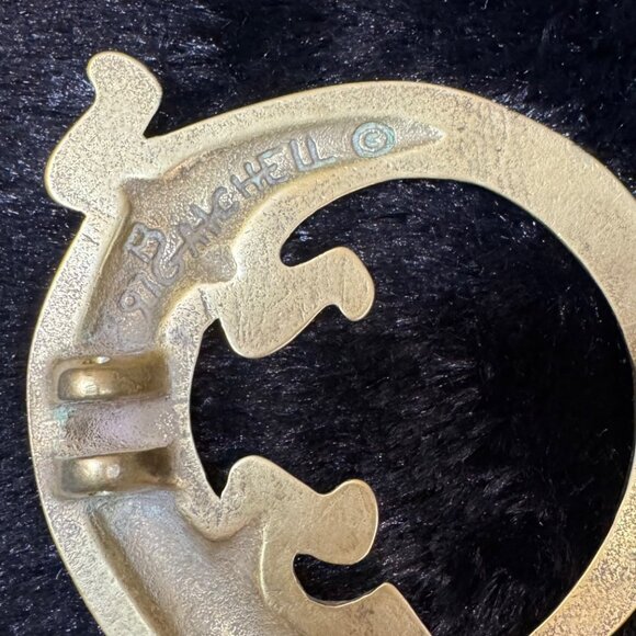 Vintage B Gatchell Brass Gecko/ Lizard  Door Handle Knocker 1997 - Picture 6 of 7